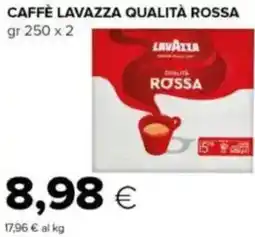Tigre Caffè lavazza qualità rossa offerta