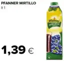 Tigre Pfanner mirtillo offerta