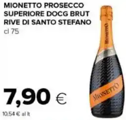 Tigre Mionetto prosecco superiore docg brut rive di santo stefano offerta