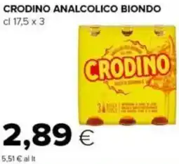 Tigre Crodino analcolico biondo offerta