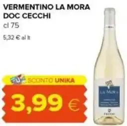 Tigre Vermentino la mora doc cecchi offerta