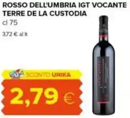 Tigre Rosso dell'umbria igt vocante TERRE DE LA CUSTODIA offerta