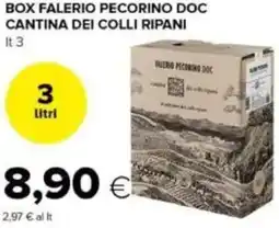 Tigre Box falerio pecorino doc cantina dei colli ripani offerta