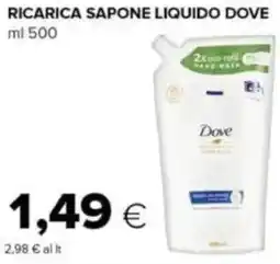 Tigre Ricarica sapone liquido DOVE offerta