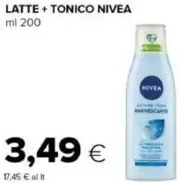 Tigre Latte + tonico NIVEA offerta
