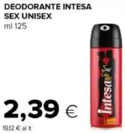 Tigre Deodorante intesa sex unisex offerta