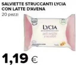 Tigre Salviette struccanti lycia con latte d'avena offerta