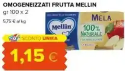 Tigre Omogeneizzati frutta MELLIN offerta