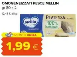 Tigre Omogeneizzati pesce MELLIN offerta