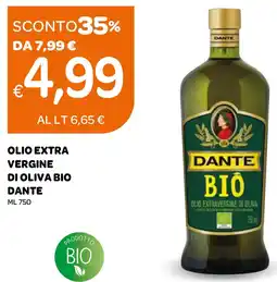 Ekom Olio extra vergine di oliva bio DANTE offerta