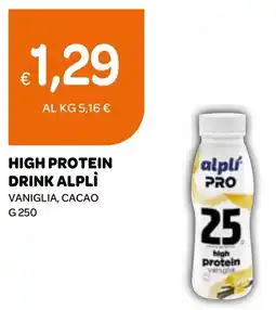 Ekom High protein drink ALPLİ vaniglia, cacao offerta