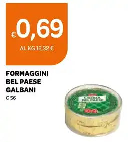 Ekom Formaggini bel paese GALBANI offerta