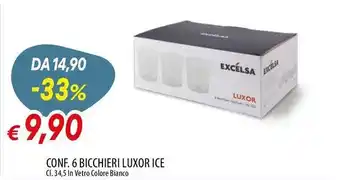 Conf. 6 bicchieri luxor ice