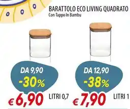 Galassia Barattolo eco living quadrato offerta