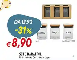 Galassia Set 3 barattoli offerta