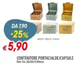 Galassia Contenitore portacialde/capsule offerta