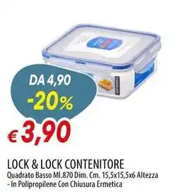 Galassia Lock & lock contenitore offerta