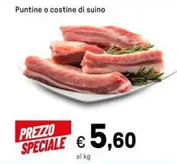 Iper La Grande Puntine o costine di suino offerta