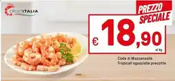 Iper La Grande Code di Mazzancolle Tropicali sgusciate precotte offerta