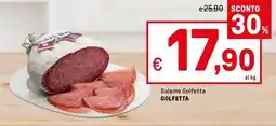 Iper La Grande Salame Golfetta GOLFETTA offerta
