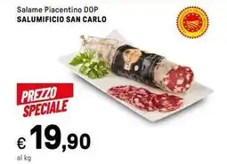 Iper La Grande Salame Piacentino DOP SALUMIFICIO SAN CARLO offerta