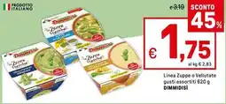 Iper La Grande Linea Zuppe o Vellutate DIMMIDISÌ offerta