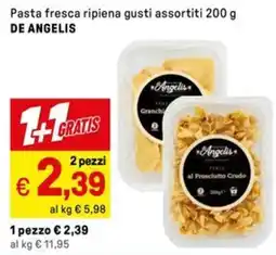 Iper La Grande Pasta fresca ripiena DE ANGELIS offerta