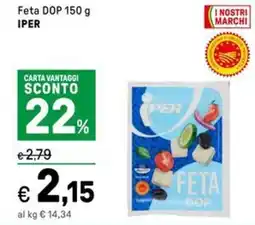 Iper La Grande Feta DOP IPER offerta