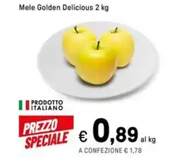 Iper La Grande Mele Golden Delicious offerta