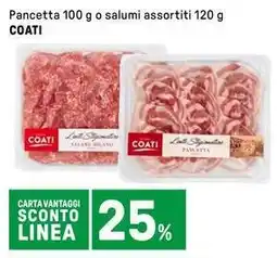 Iper La Grande Pancetta 100 g o salumi COATI offerta