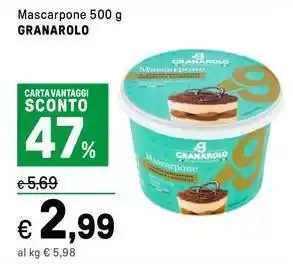 Iper La Grande Mascarpone GRANAROLO offerta