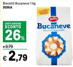 Iper La Grande Biscotti Bucaneve DORIA offerta