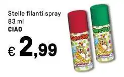 Iper La Grande Stelle filanti spray CIAO offerta