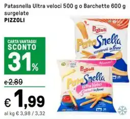 Iper La Grande Patasnella Ultra veloci o Barchette PIZZOLI offerta