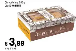 Iper La Grande Chiacchiere LA SORGENTE offerta