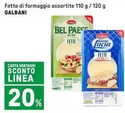 Iper La Grande Fette di formaggio assortite GALBANI offerta