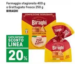 Iper La Grande Formaggio stagionato o Grattugiato fresco BIRAGHI offerta