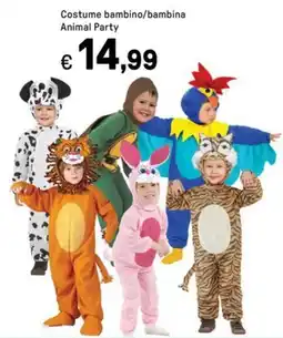 Iper La Grande Costume bambino/bambina Animal Party offerta
