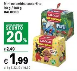 Iper La Grande Mini colombine BALOCCO offerta