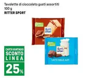 Iper La Grande Tavolette di cioccolato RITTER SPORT offerta