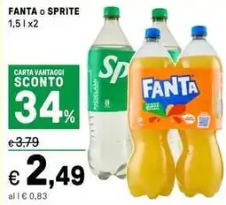 Iper La Grande Fanta o sprite offerta