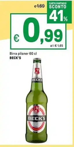 Iper La Grande Birra pilsner BECK'S offerta