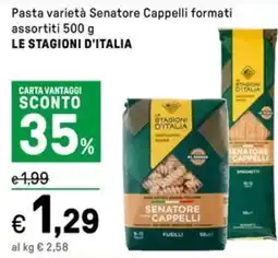 Iper La Grande Pasta varietà Senatore Cappelli formati offerta