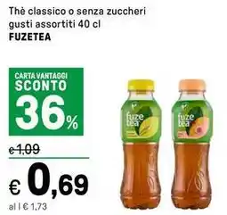 Iper La Grande The classico o senza zuccheri FUZETEA offerta
