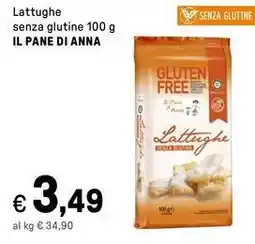 Iper La Grande Lattughe senza glutine IL PANE DI ANNA offerta