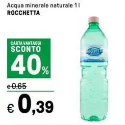Iper La Grande Acqua minerale naturale ROCCHETTA offerta