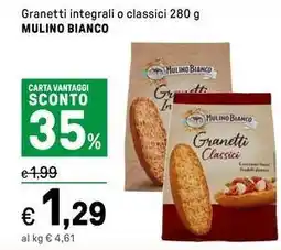 Iper La Grande Granetti integrali o classici MULINO BIANCO offerta