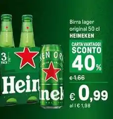 Iper La Grande Birra lager original HEINEKEN offerta