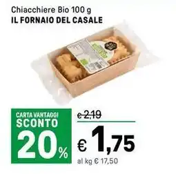 Iper La Grande Chiacchiere Bio IL FORNAIO DEL CASALE offerta