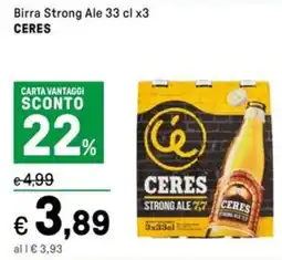 Iper La Grande Birra Strong Ale CERES offerta